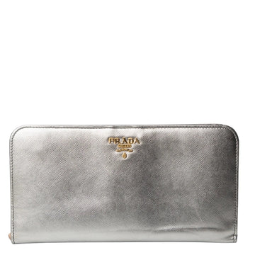 Prada Lux Continental Zip Around Wallet