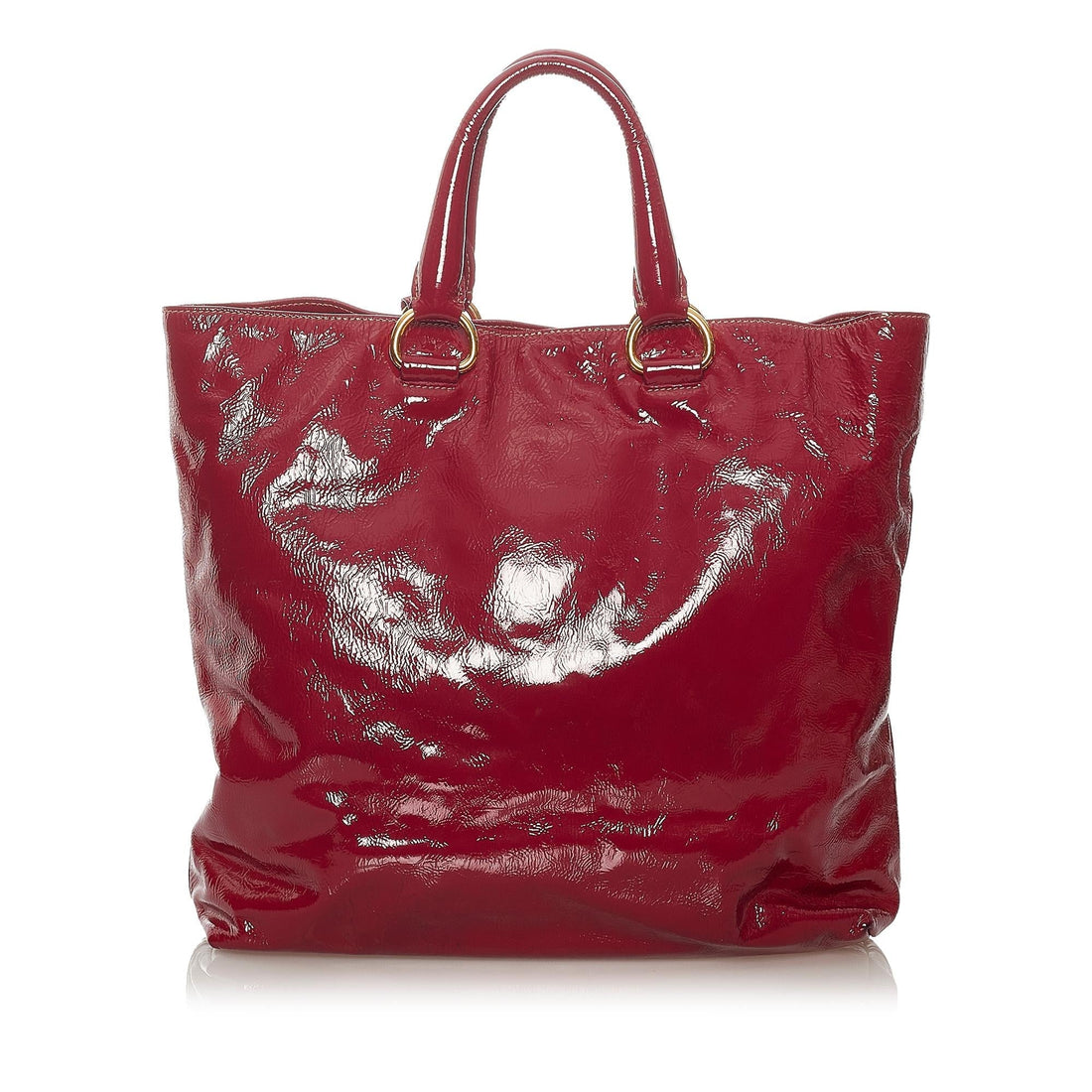 Prada Patent Leather Satchel (SHG-27627)