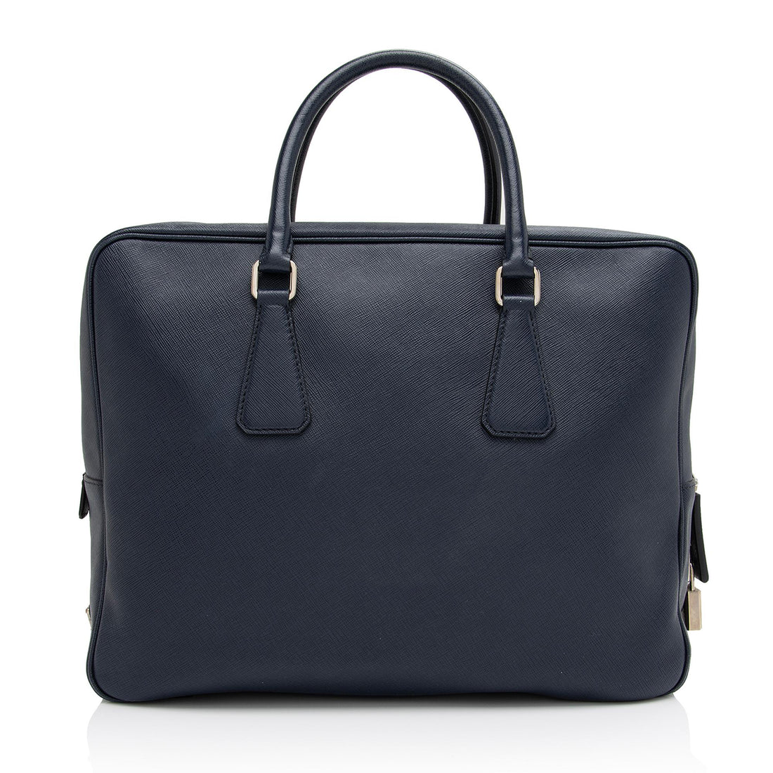 Prada Saffiano Borsa Da Viaggio Travel Briefcase (SHF-KwCbKA)