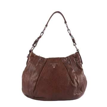 Prada Vitello Daino Bruciato Hobo Bag