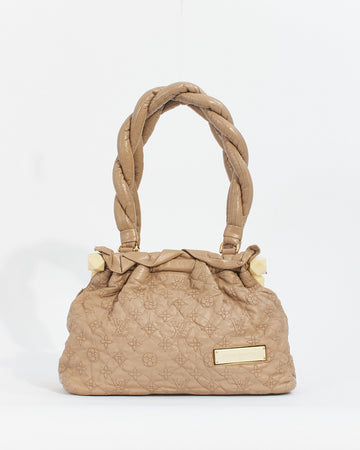 Louis Vuitton Beige Leather Olympe Stratus PM Shoulder Bag