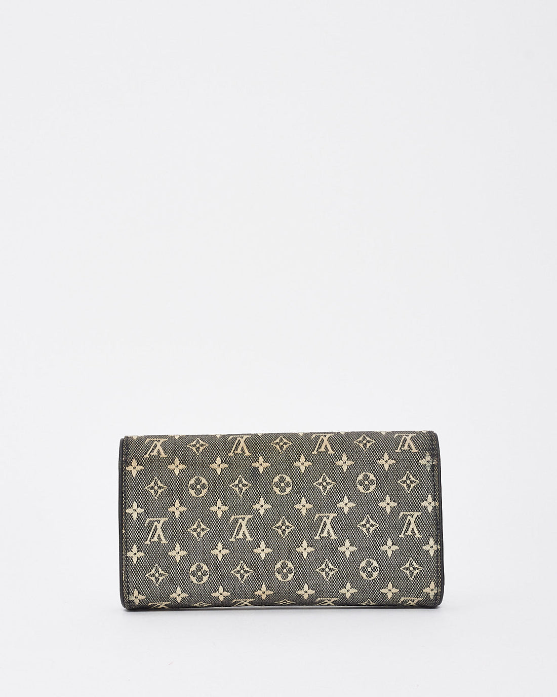 Louis Vuitton Blue & Grey Monogram Denim Canvas Sarah Wallet