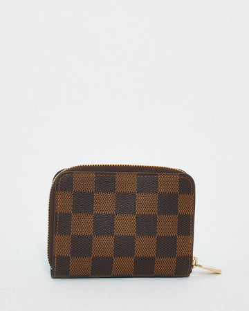 Louis Vuitton Damier Ebene Canvas Zippy Wallet