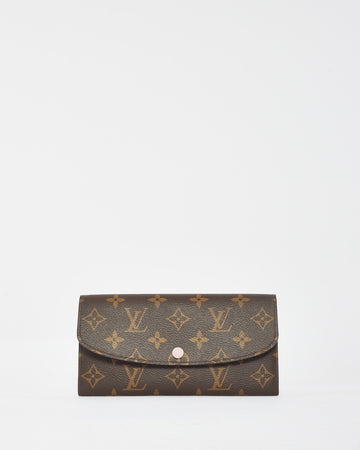 Louis Vuitton Monogram/ Rose Ballerine Emilie Wallet