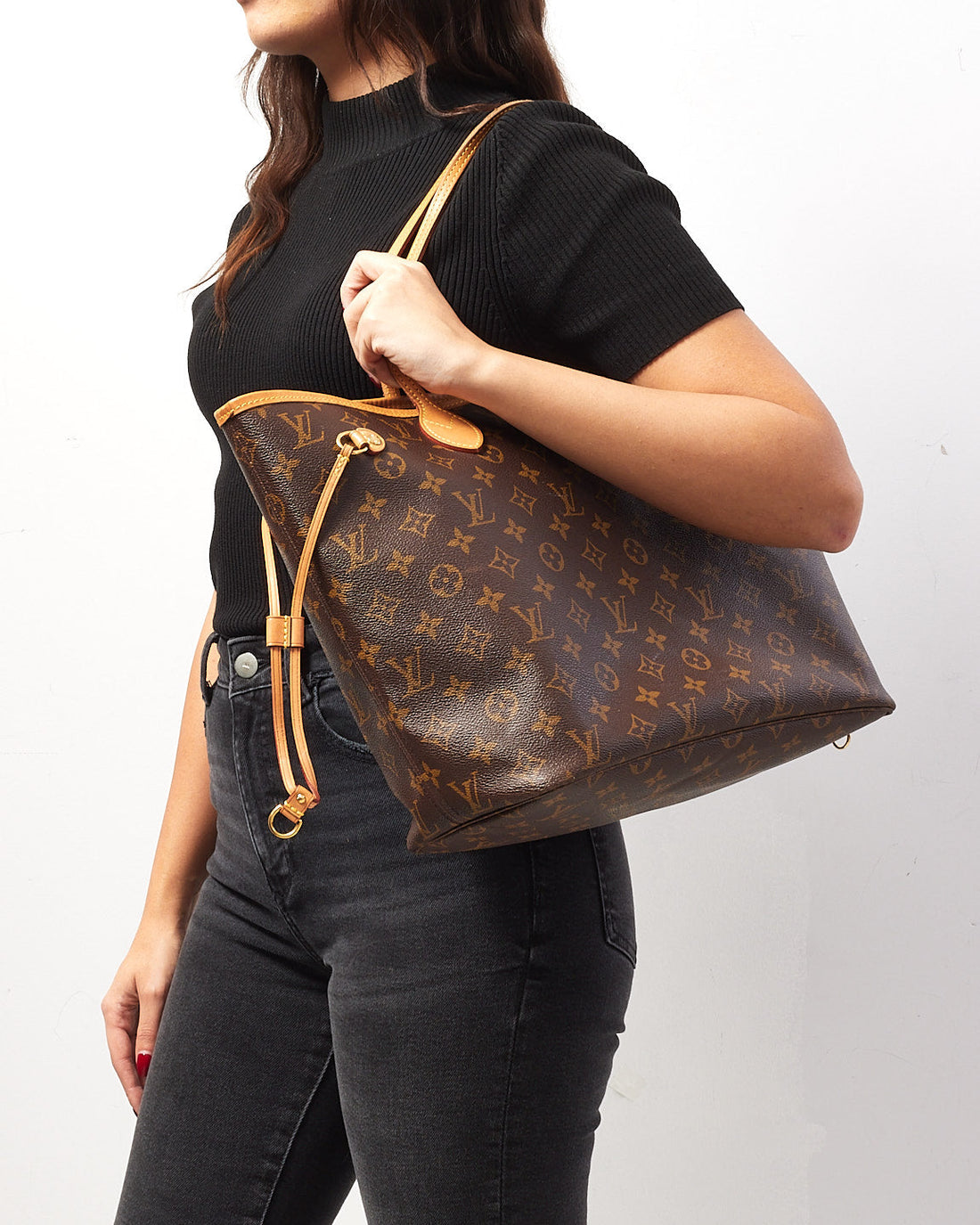 Louis Vuitton Monogram Neverfull MM Tote NO POUCH