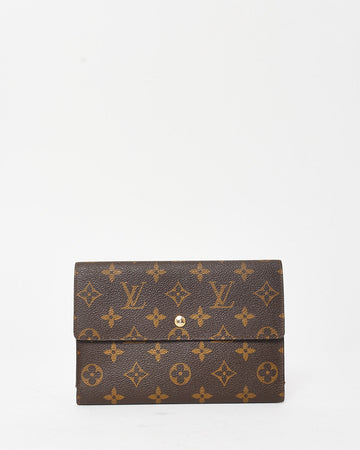 Louis Vuitton New 1:1 Replca 1:1 Rep Monogram Canvas Flap Wallet