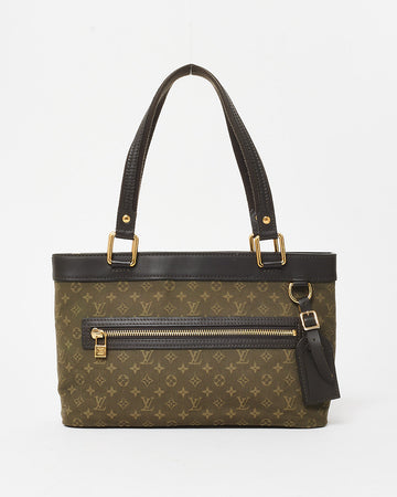 Louis Vuitton New 1:1 Replca 1:1 Rep Green Monogram Canvas Mini Lin Sac Lucille PM