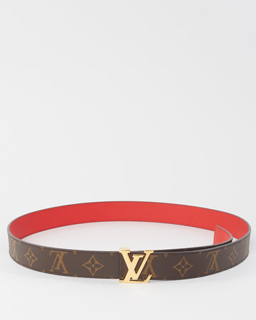 Louis Vuitton Monogram Canvas Reversible 30mm Belt - 95/38