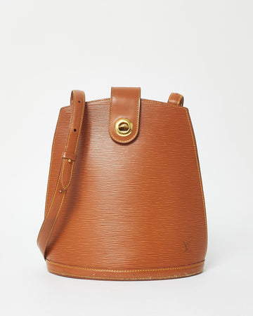 Louis Vuitton Tan Epi Leather Cluny Bag