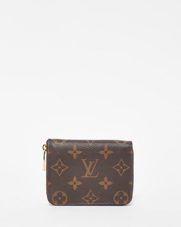 Louis Vuitton Monogram Canvas Zippy Coin Purse Wallet