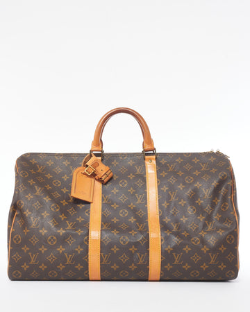 Louis Vuitton New 1:1 Replca 1:1 Rep Monogram Coated Canvas Keepall 50