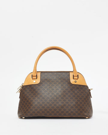 Celine New 1:1 Brown Leather Triomphe Macadam Bag