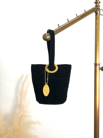 CELINE Circle Logo Handbag Black New 1:1 5jdm58