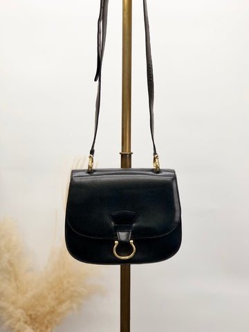 CELINE Horse Bit Shoulder bag Black New 1:1 zfwpa8