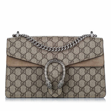 Gucci GG Supreme Dionysus Shoulder Bag Brown