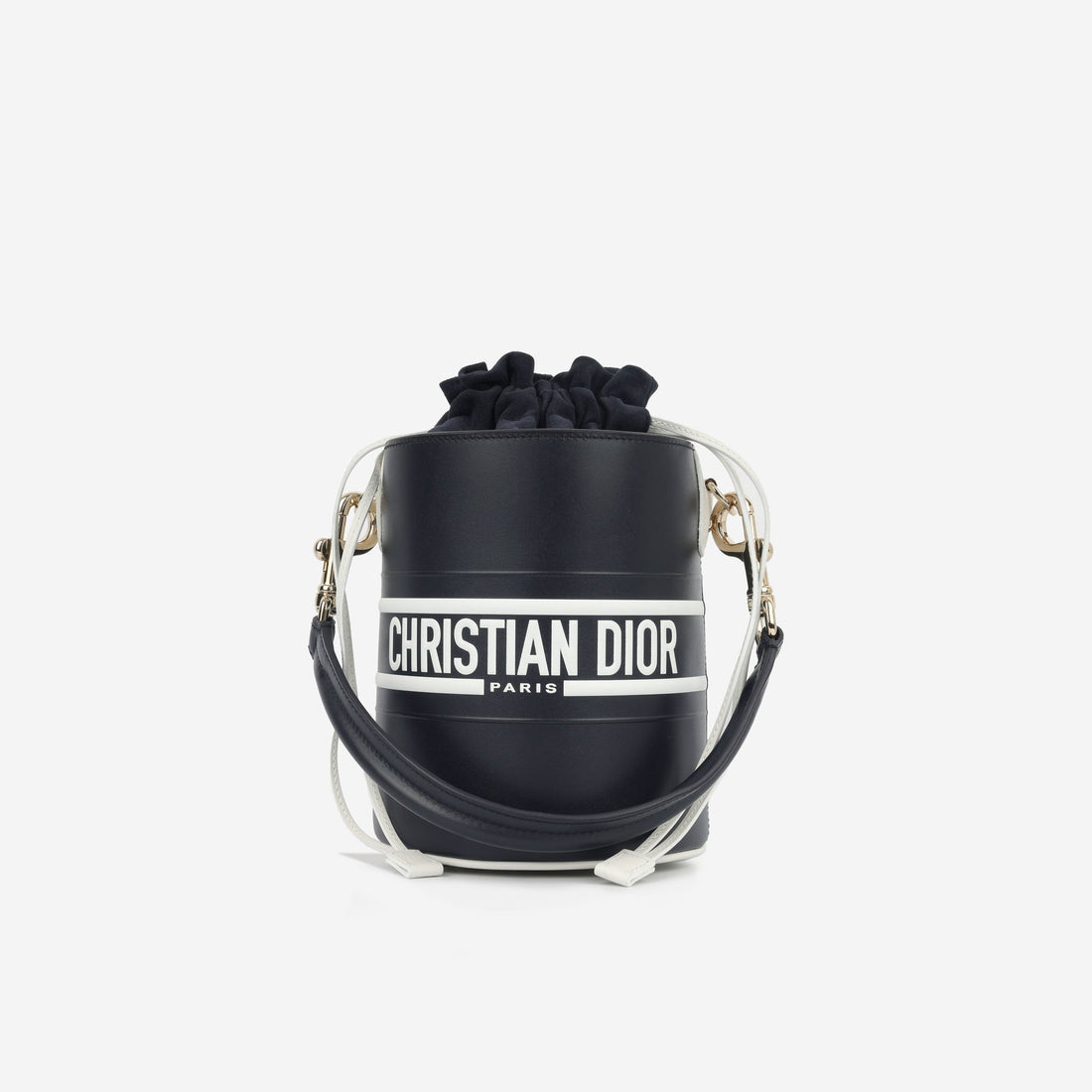 Dior Small Dior Vibe Bucket Bag - Navy/White (NWT)