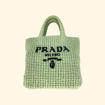 Prada Mini Tote Raffia