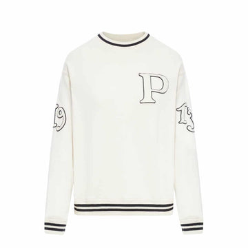 PR SWEATSHIRT WITH LOGO IN WHITE 134709SOOO1509