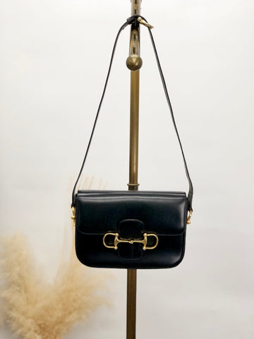 CELINE Horse Bit Shoulder bag Black New 1:1 dynnnp