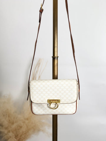 CELINE Macadam Gancini Shoulder bag White New 1:1 w4jb3k