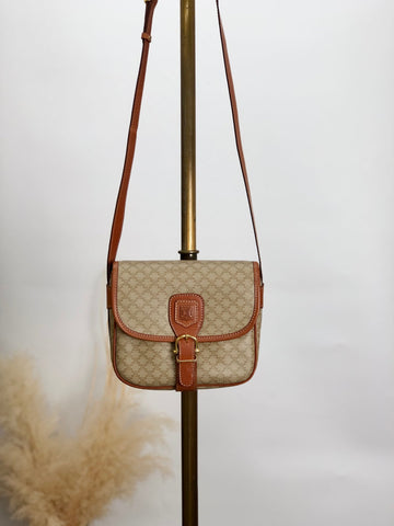 CELINE  Front Buckle Shoulder bag Beige New 1:1 2emg3f