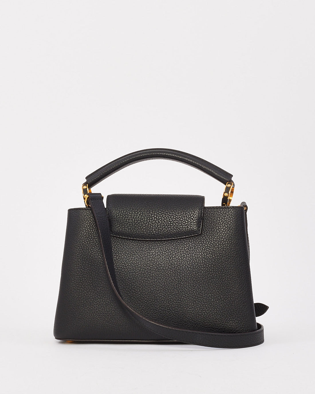 Louis Vuitton Black Leather Capucine BB Bag