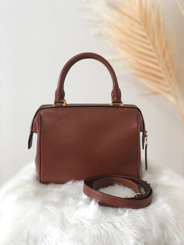CELINE Leather Two-way Shoulder bag Boston bag Brown New 1:1 pvgswk