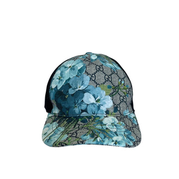 Gucci GG Blooms Monogram Trucker Cap Blue