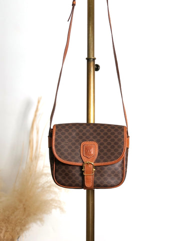 CELINE  Front Buckle Shoulder bag Brown New 1:1 v3jfnr