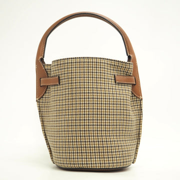 CELINE Handbag Wool, Leather Brown Women New 1:1