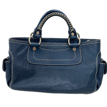 CELINE Handbag leather Navy Boogie bag Women New 1:1