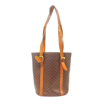 CELINE Tote Bag leather Brown one belt Macadam Women New 1:1