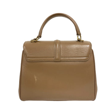 CELINE Handbag leather beige 2WAY Shoulder Bag 16 Says Small Women New 1:1