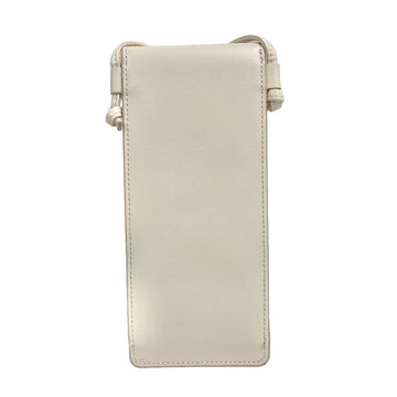 CELINE Pouch leather white Shoulder pouch Women New 1:1