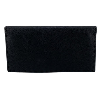 FENDI Long Wallet Purse 7M0355 leather black Celeria