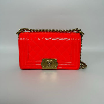 Top Quality Chanel Leboy bag Patent leather Red color - NG102622