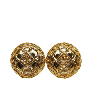 Top Quality Chanel  Circle Round Earring Gold Make-up  Chanel