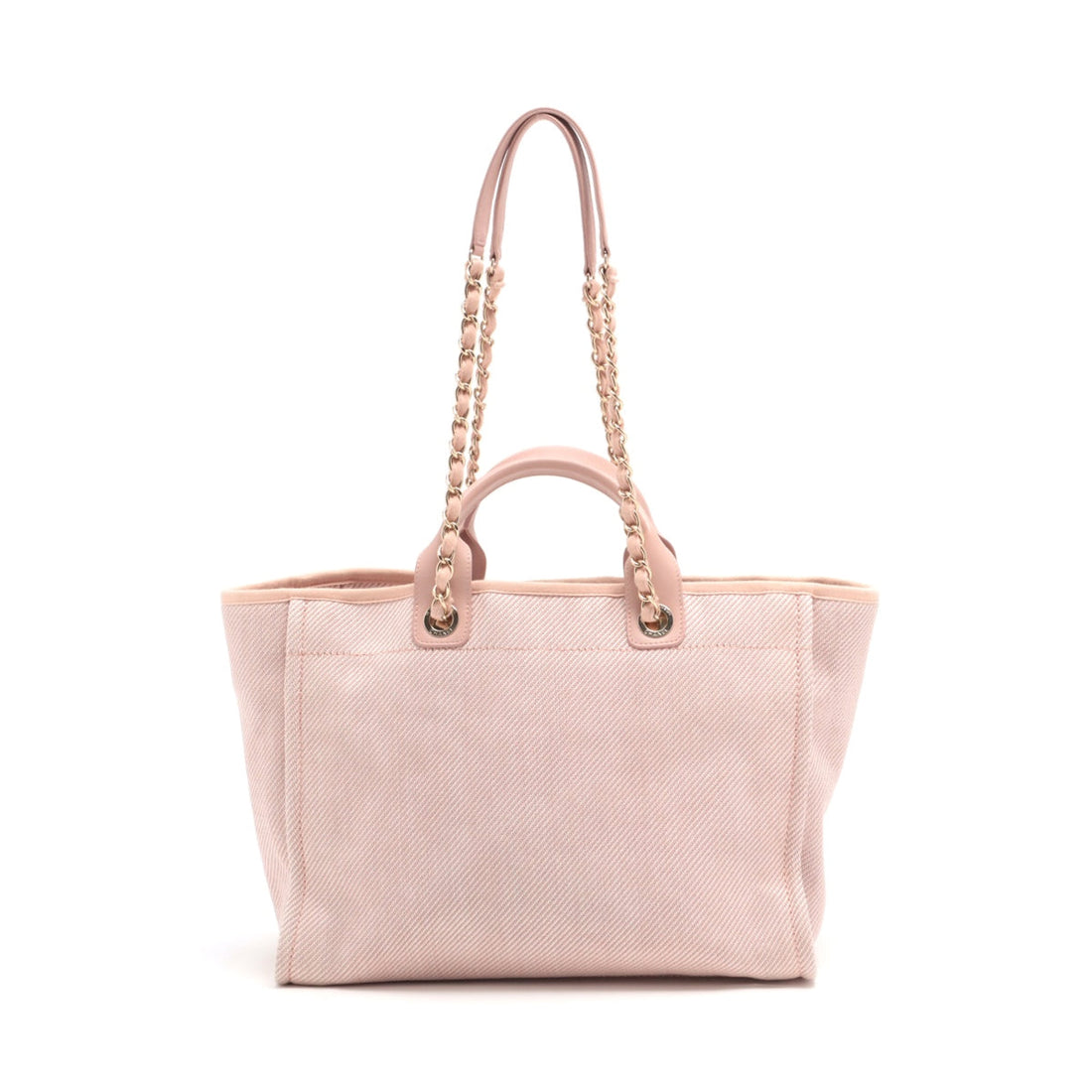 New 1:1 Rep Top Quality Chanel DOUVILLE GM Stretch x Canvas 2WAY Handbag Pink Gold