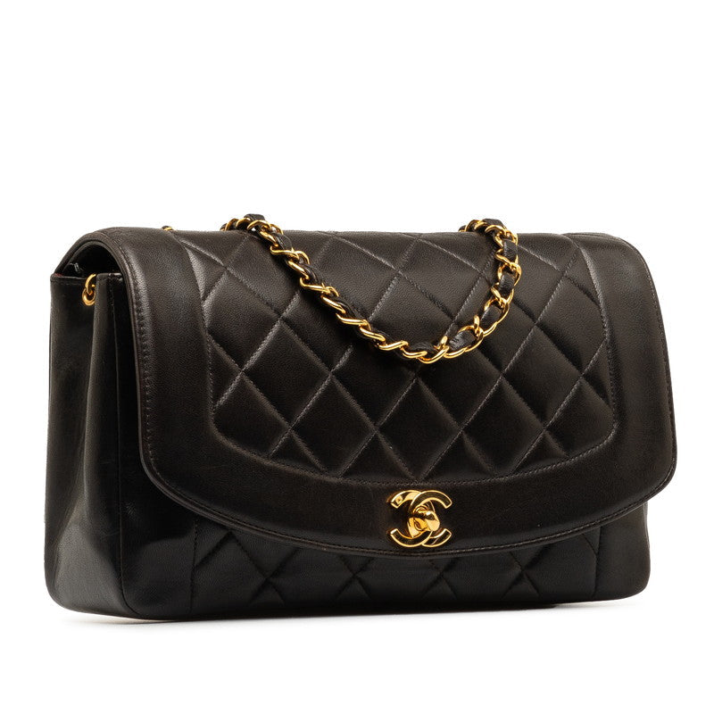New 1:1 Rep Top Quality Chanel Matrace Dianaflap Chain Shoulder Bag Black G   Chanel