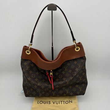 Louis Vuitton Tuileries Hobo Brown Monogram Canvas Shoulder Bag