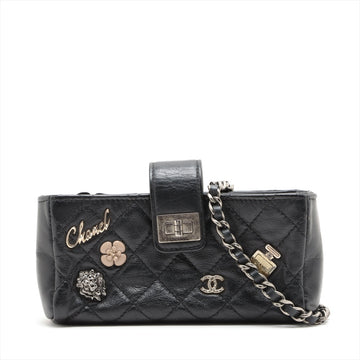 New 1:1 Rep Top Quality Chanel Matrasse Leather Chain Shoulder Bag Black Silver Gold  20th