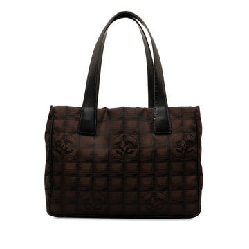 New 1:1 Rep Top Quality Chanel New Loveel Lines PM Tote Bag Handbag Brown Black Nylon Leather  CHANEL