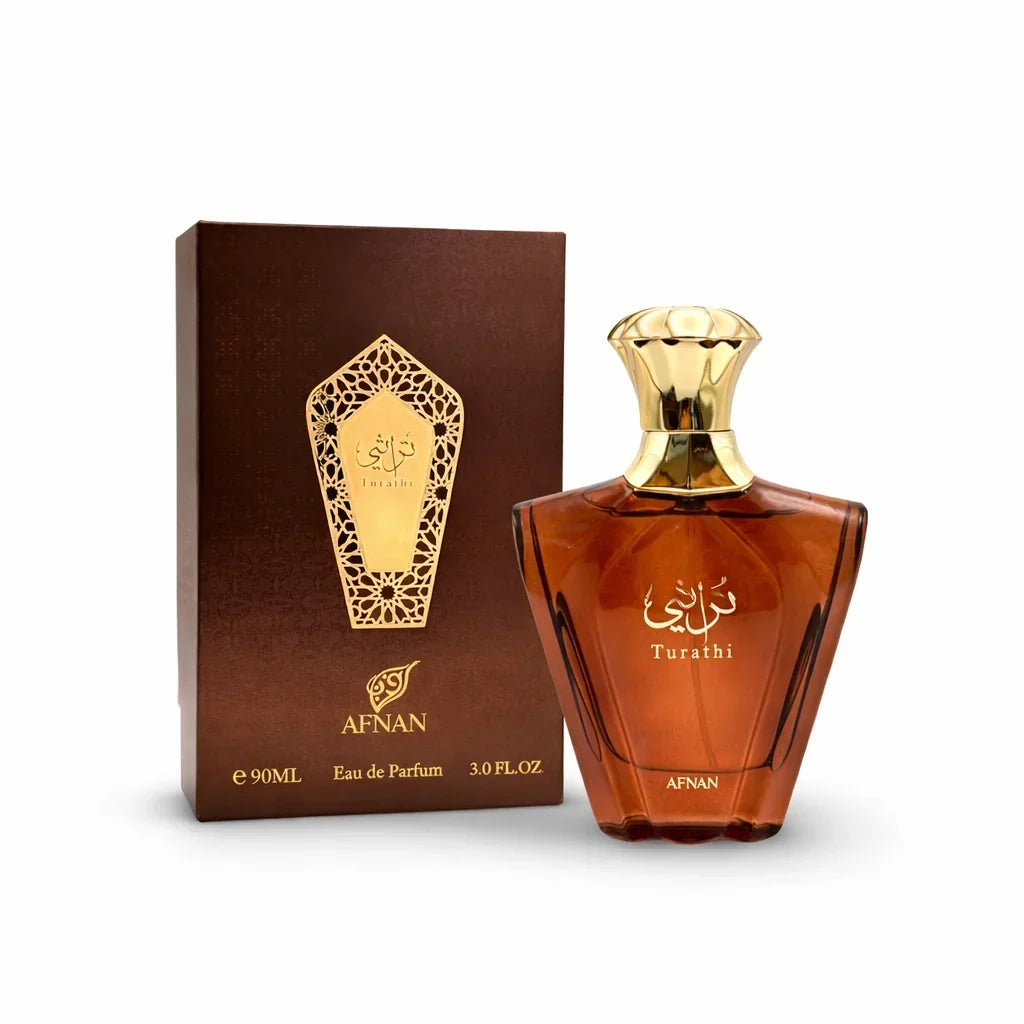 Afnan Men's Turathi Brown EDP Spray  Fragrances 100ml Perfume only 3.4oz available