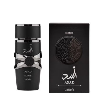 Lattafa EDP for Men – Asad Elixir 100 ml (3.4 oz) Perfume Spray 100ml Perfume
