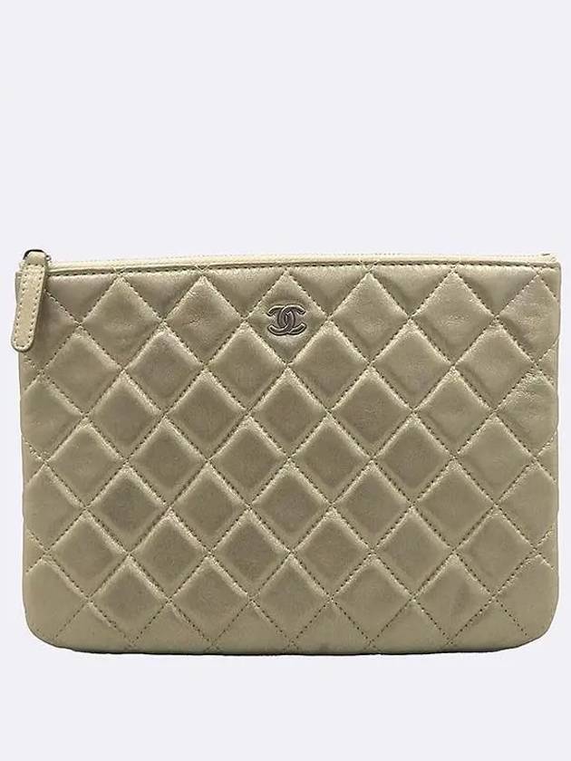 bronze clutch bag Chanel