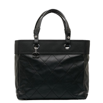 Top Quality Chanel COCOMARK PARIBIARITZ  MM Handbags  A34209 Black PVC canvas LADY CHANEL