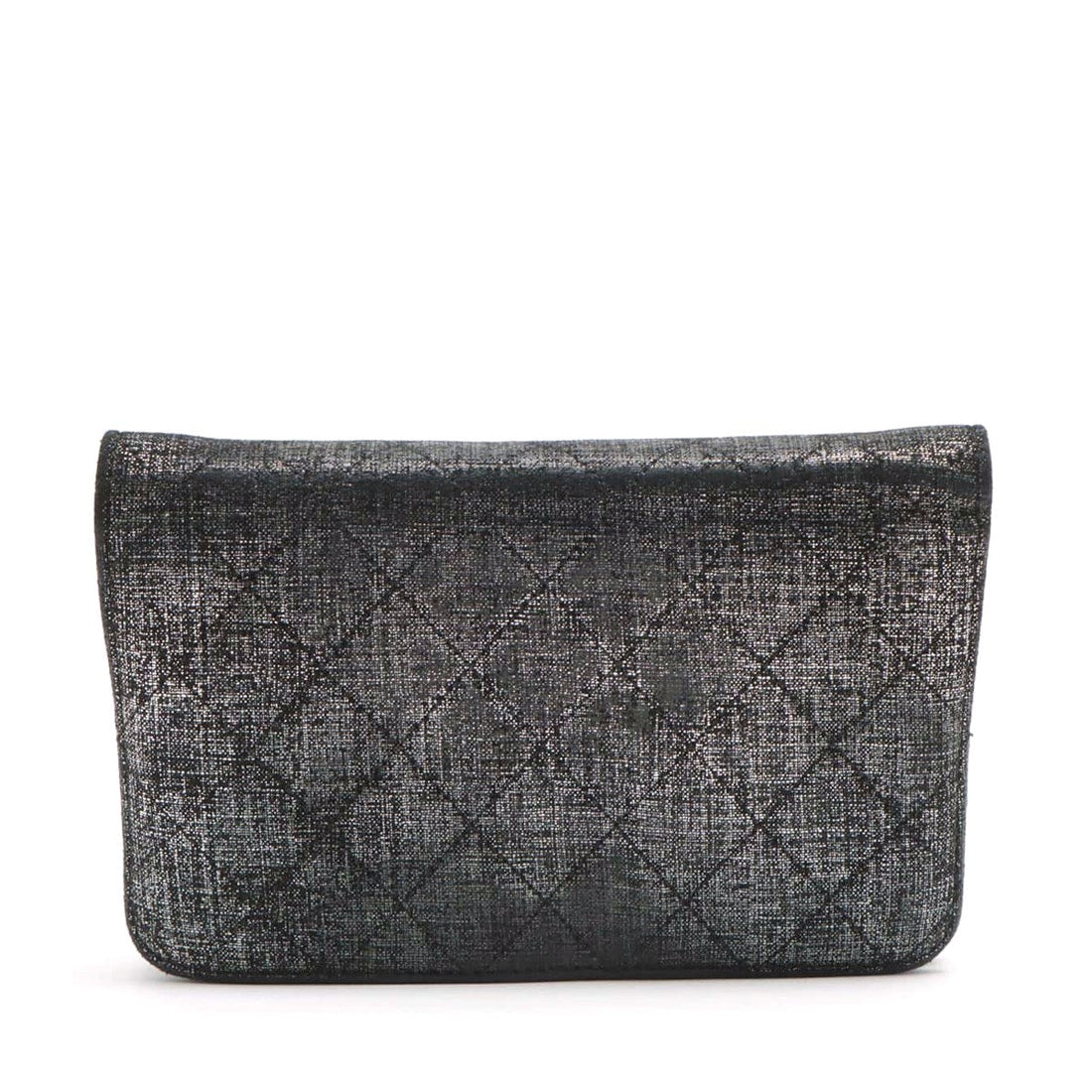 New 1:1 Rep Top Quality Chanel Matrasse  Canvas Chain Wallet Black Silver Gold  19th