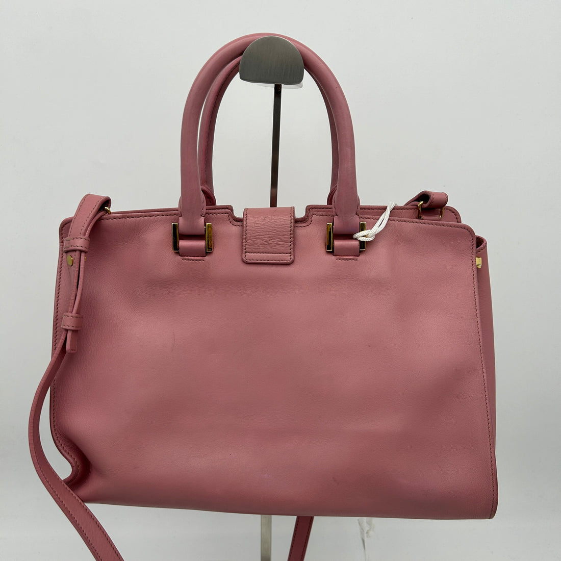 Saint Laurent Paris Ligne Y Mini Cabas Bag Pink Fuschia