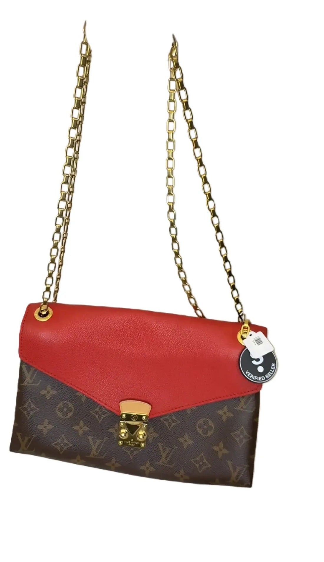 Buy Louis Vuitton Pallas Chain Shoulder Bag Monogram Canvas B18-4
