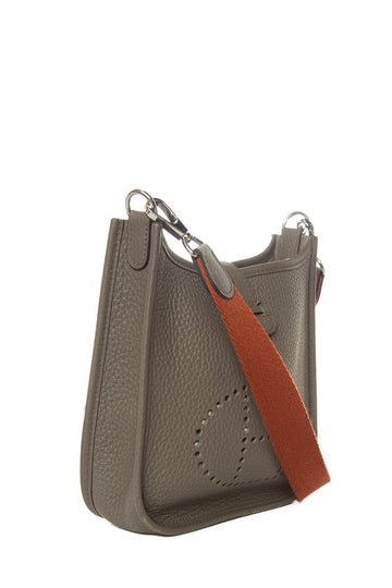 Hermès Evelyn Clemence TPM Gris Meyer Handbag